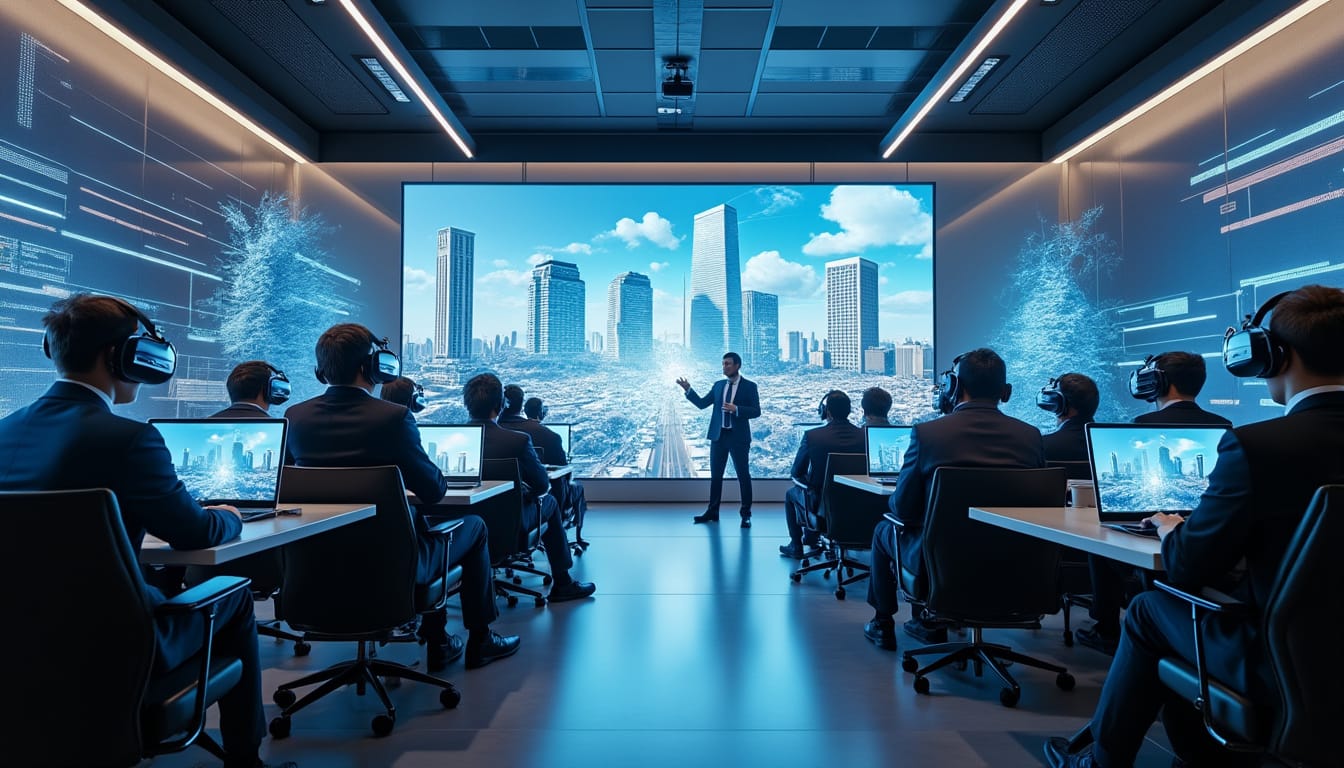 découvrez les meilleures applications de la réalité virtuelle en entreprise pour améliorer la formation, la collaboration et la productivité